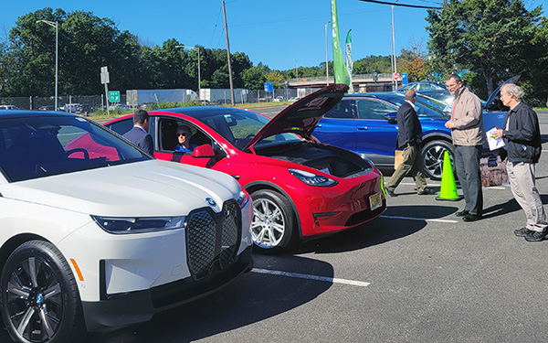 Seven electric vehicles from local owners and dealers